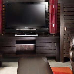 JATI CONTEMPO TV UNIT – SLATS DOORS (160)