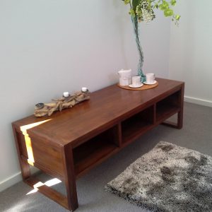 JATI CONTEMPO TV UNIT – OPEN SHELVES